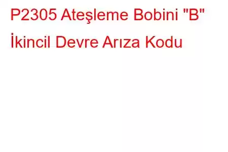 P2305 Ateşleme Bobini 