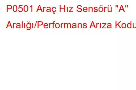 P0501 Araç Hız Sensörü 