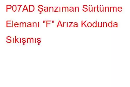 P07AD Şanzıman Sürtünme Elemanı 