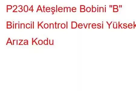 P2304 Ateşleme Bobini 