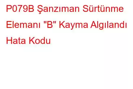 P079B Şanzıman Sürtünme Elemanı 