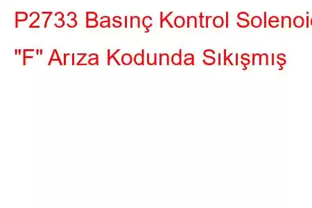 P2733 Basınç Kontrol Solenoidi 