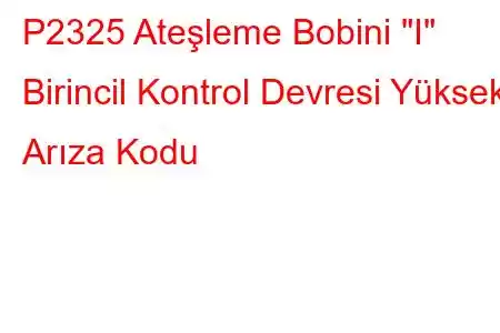 P2325 Ateşleme Bobini 