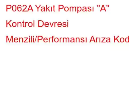 P062A Yakıt Pompası 