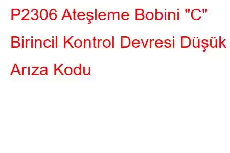 P2306 Ateşleme Bobini 