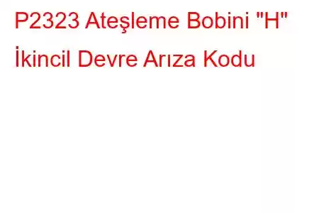 P2323 Ateşleme Bobini 